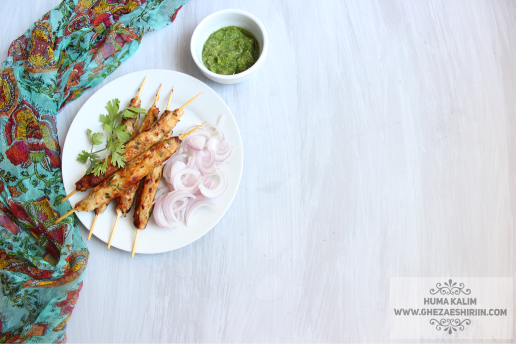 Chicken Seekh Kebab -